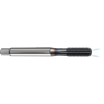 Fluteless machine taps for ISO metric threads