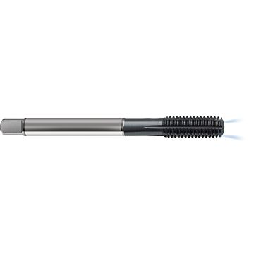 Fluteless machine taps for ISO metric threads