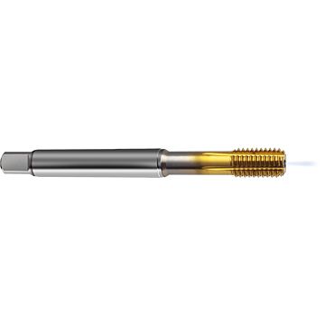 Fluteless machine taps for ISO metric threads