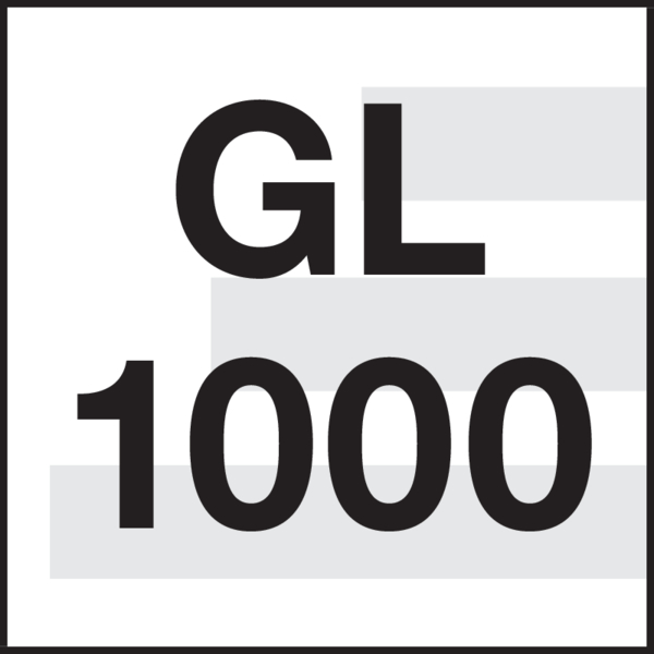 Cutting depth: GL1000