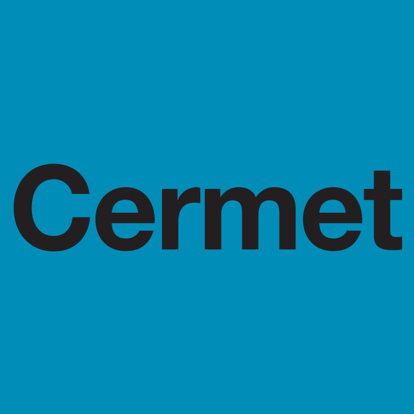 Tool material: Cermet tipped