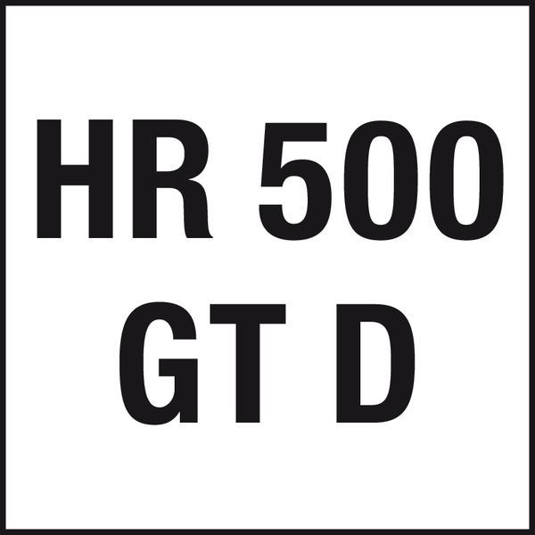 Type: HR 500 GT D